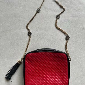 Vintage Jay Herbert quilted leather handbag with FABULOUS chain strap